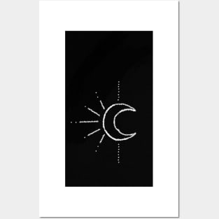 Moon Symbol Posters and Art